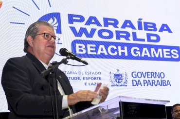 João Azevêdo apresenta Paraíba World Beach Games 2026 e estima impacto de R$ 40 milhões na economia do Estado