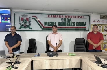 Presidente Raimundo Filho e os demais vereadores solicitam junto à CAGEPA revitalização da parede do Açude Jenipapeiro em São José da Lagoa Tapada