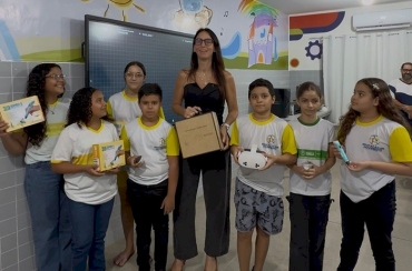 Prefeitura de Sousa implanta Espaço Maker na EMEF Otacílio Gomes de Sá, no José Lins do Rego
