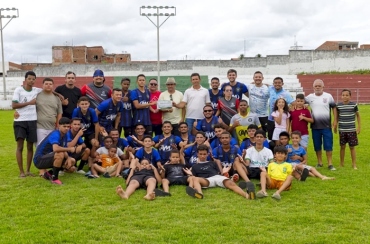 Com incentivo do presidente Raimundo Filho, Inter de São José da Lagoa Tapada recebe premiação extra