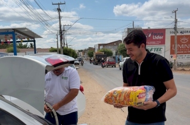 Secretaria Municipal de Esporte e Lazer de Sousa realiza doação de alimentos à Fraternidade Espírita Maria de Nazaré