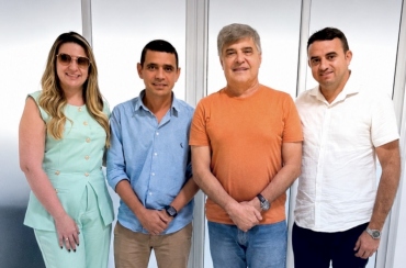 Prefeito Alberto de Braz cumpre agenda com Wellington Roberto e reforça compromisso com Santa Cruz