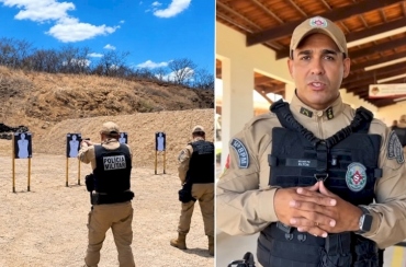 14º BPM realiza primeira instrução de tiro do Curso de Habilitação de Sargentos em Sousa