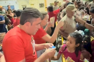 Prefeitura de São José da Lagoa Tapada realiza o Natal Legal com entrega de presentes às crianças
