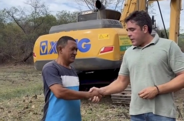 Gestão Neto de Coraci fortalece agricultura com construção de barreiros na zona rural de São José da Lagoa Tapada 