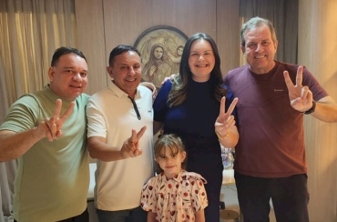 Fábio Tyrone recebe apoio de Bruna Morais, pré-candidata a deputada estadual de Cajazeiras 