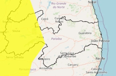 Inmet amplia alerta de chuvas intensas para 81 cidades do Sertão paraibano