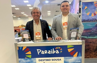 Turismo de Sousa ganha destaque na FEMPTUR 2026, uma das maiores feiras do Nordeste realizada em Natal-RN