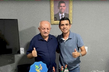 Prefeito Alberto de Braz recebe vereador de São Bernardo do Campo em Santa Cruz