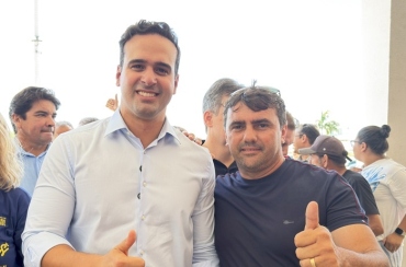 Presidente Raimundo Filho participa de agenda do vice-governador Lucas Ribeiro, em Sousa 