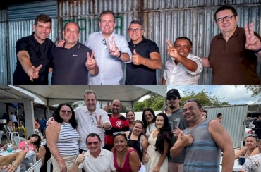 Fábio Tyrone cumpre agenda em Mamanguape e Bayeux e recebe apoio de lideranças políticas locais