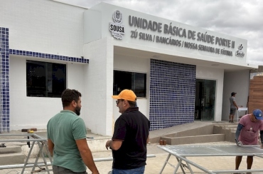 Radamés Estrela acompanha revitalização da UBS 3 em 1 e destaca importância da implantação da Telessaúde em Sousa