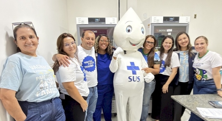 Representantes do Ministério da Saúde, da SES-PB e da 10ª GRS acompanham vacinação contra a influenza em Sousa 