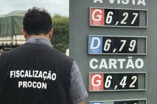 PROCON Municipal de Sousa fiscaliza postos de combustíveis e aciona Ministério Público por indícios de aumento injustificado junto às distribuidoras