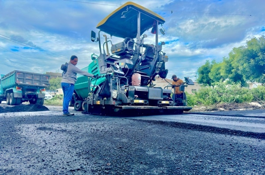 Asfaltamento de ruas em Sousa-PB 