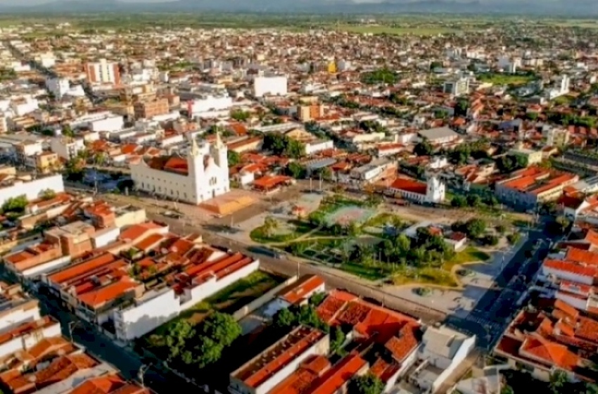 Vista aérea de Sousa-PB 